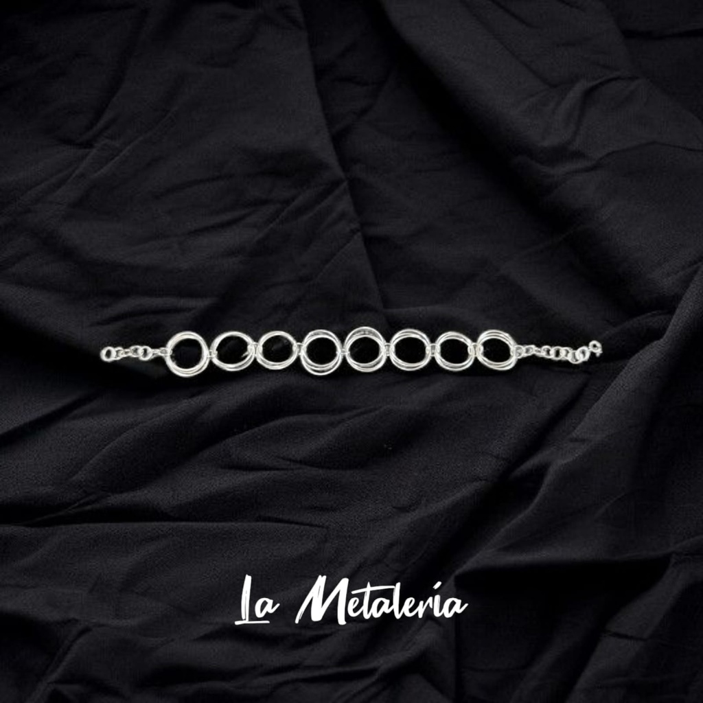 Pulsera Engarzada Círculos 2