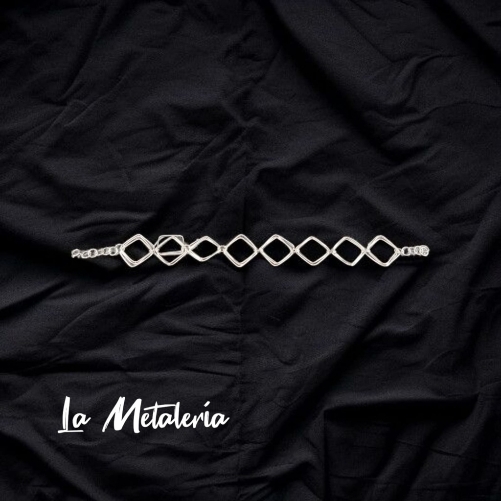 Pulsera Engarzada Rombos
