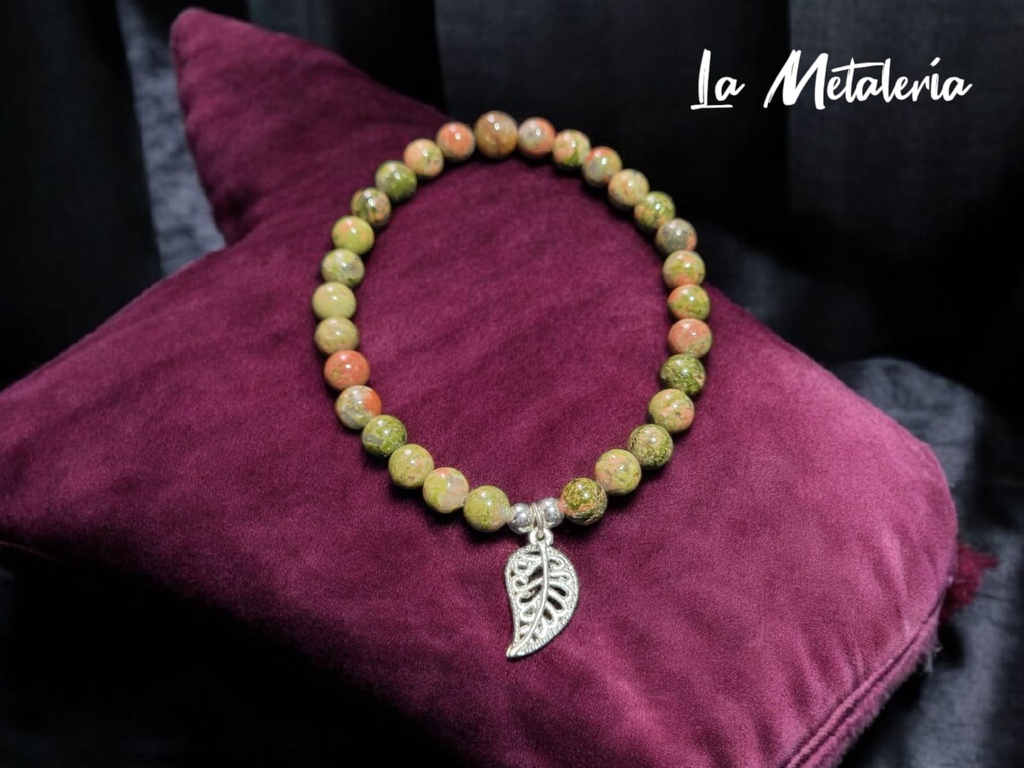 Pulsera Pmp Hoja Unakita