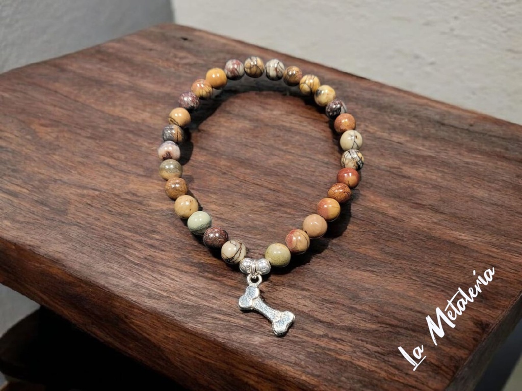 Pulsera PMP Huesito Jaspe