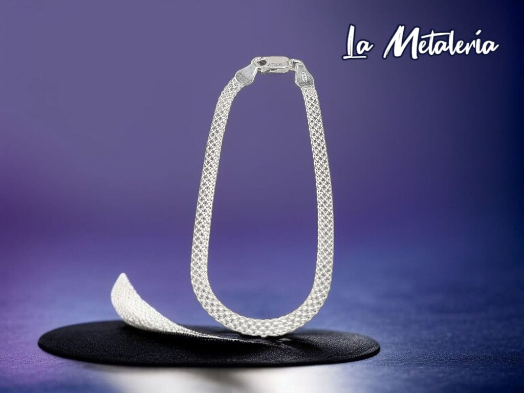 Pulsera Tejida Ancha