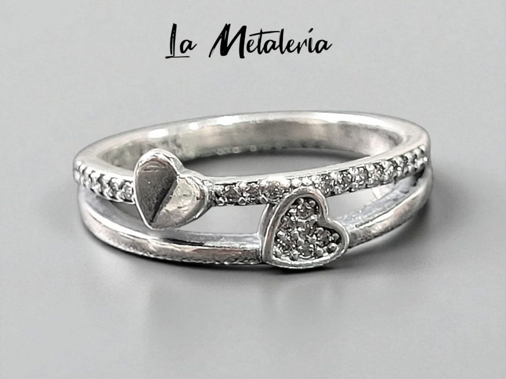 Anillo Corazones Doble