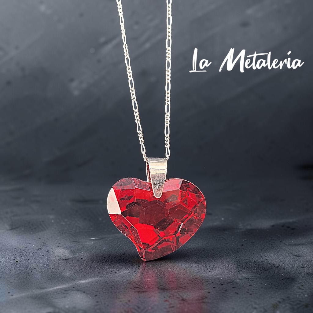 Dije Corazón Sw de Lado