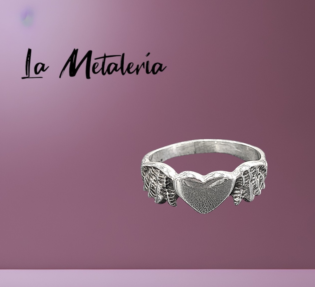 Anillo Corazón Alado