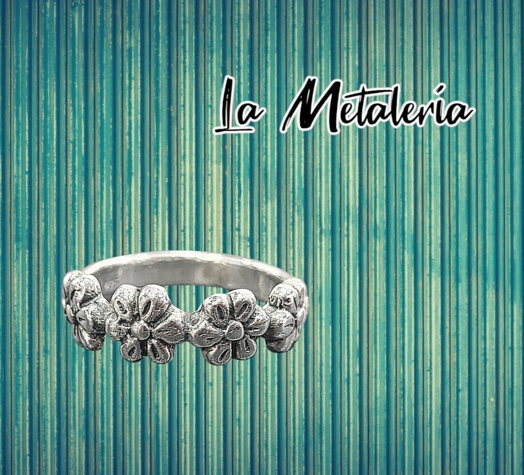 Anillo 4 Flores B