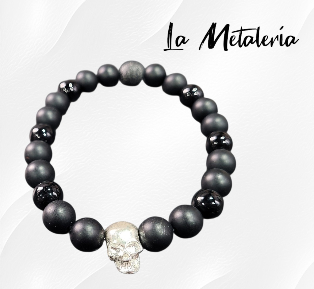 Pulsera PHP Cráneo Black
