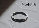 Anillo Negro Runas Ac