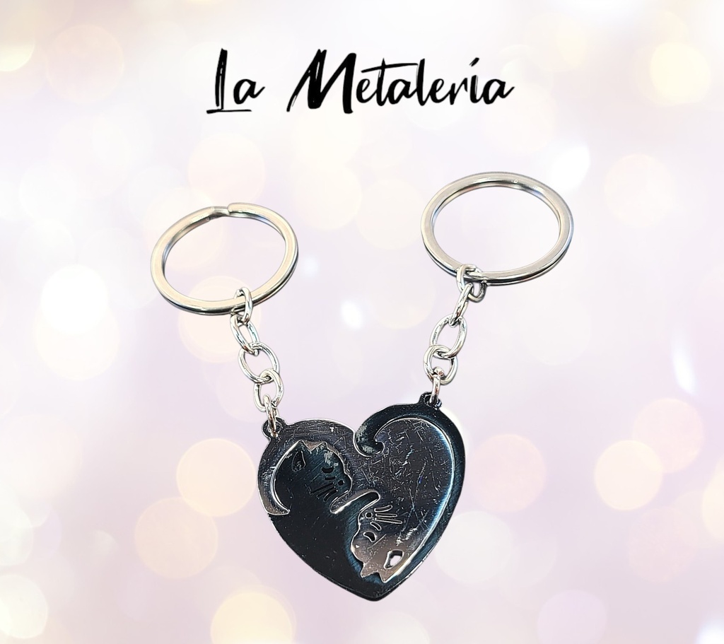Llaveros Gatitos de Pareja Ac