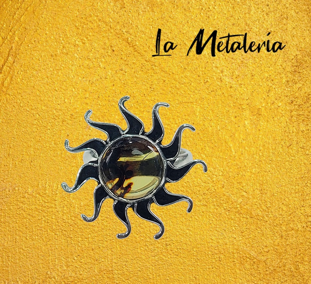 Anillo Sol Ámbar