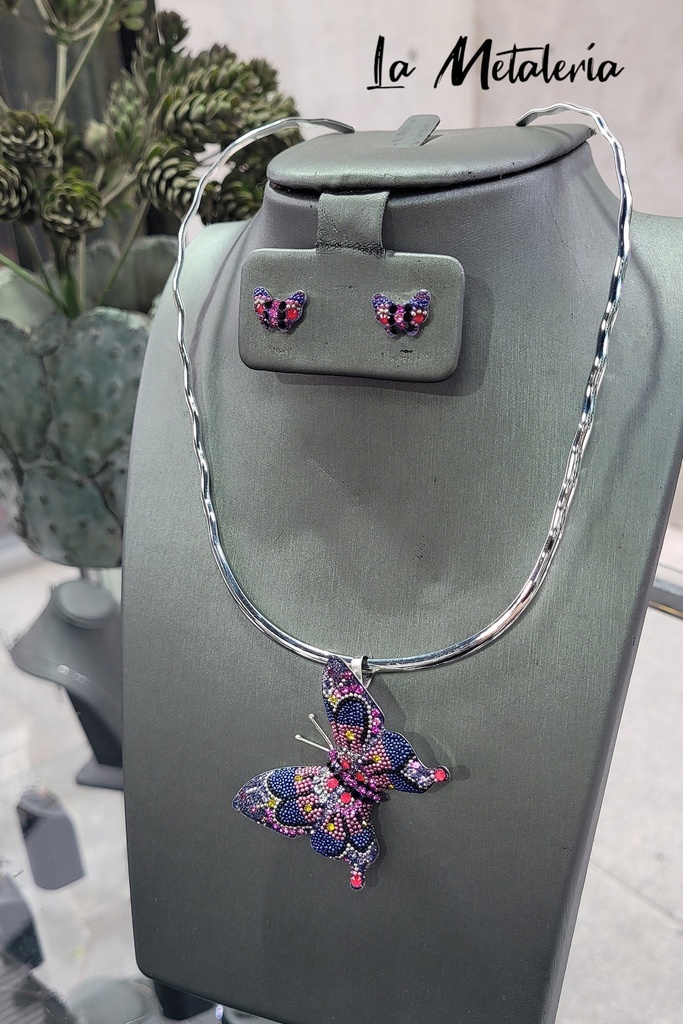 Set Huichol Mariposa R B