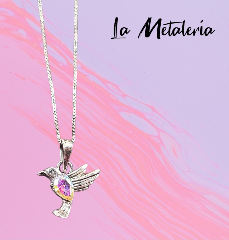 Dije Colibrí con Panza Sw r