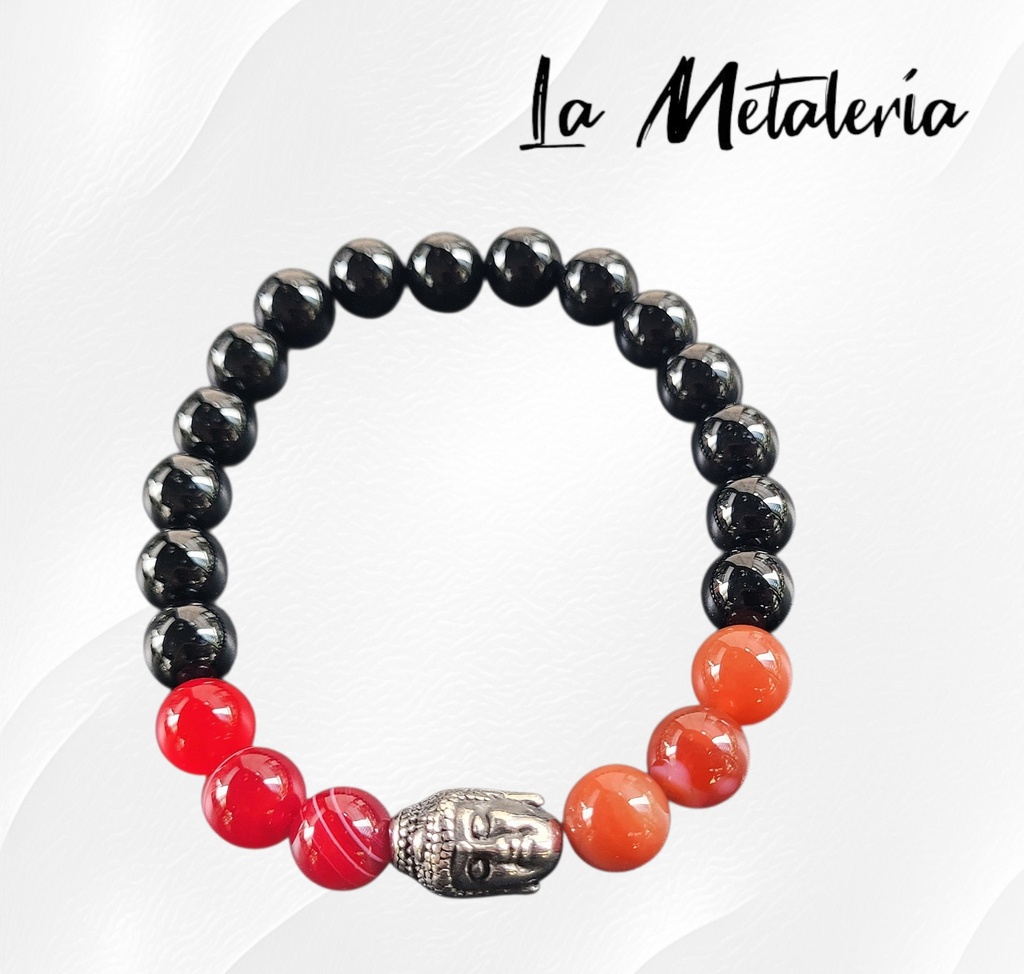 Pulsera PHA Buda Bicolor x 3