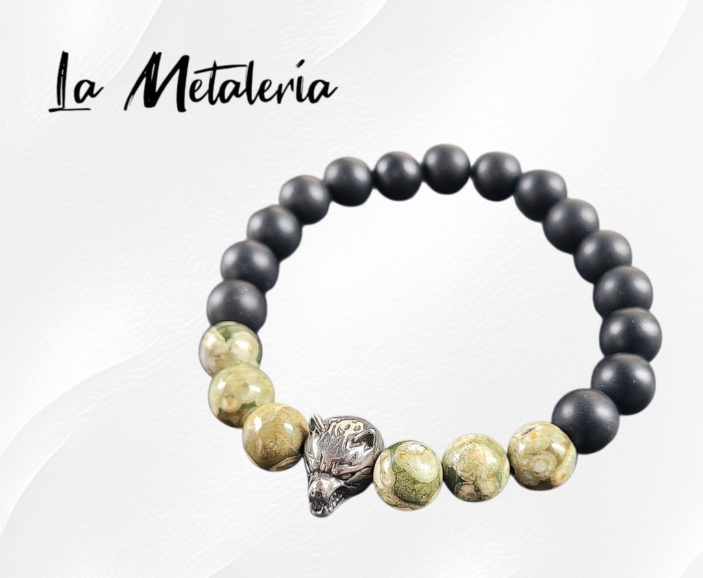 Pulsera PHA Lobo Riolitas