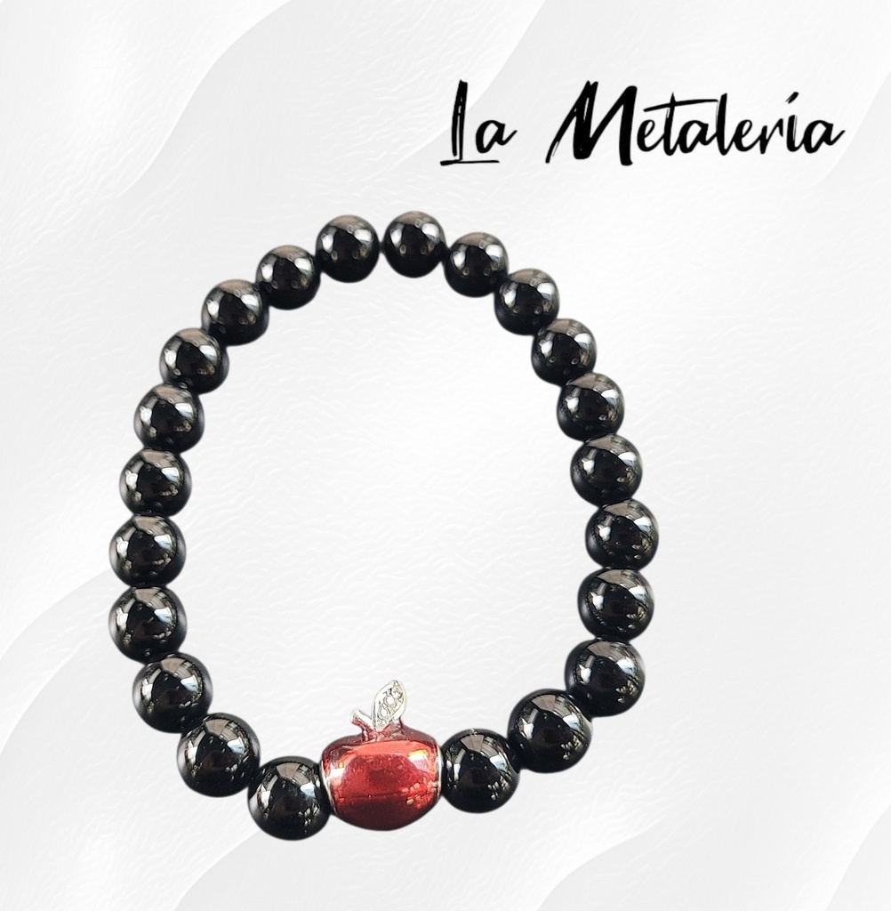 Pulsera PMA Manzana Roja