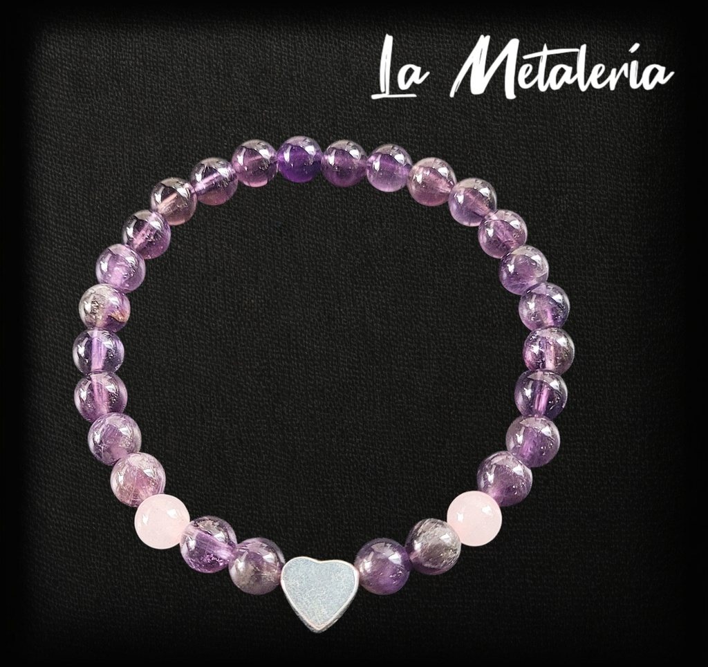Pulsera PMP Corazón Amastistas