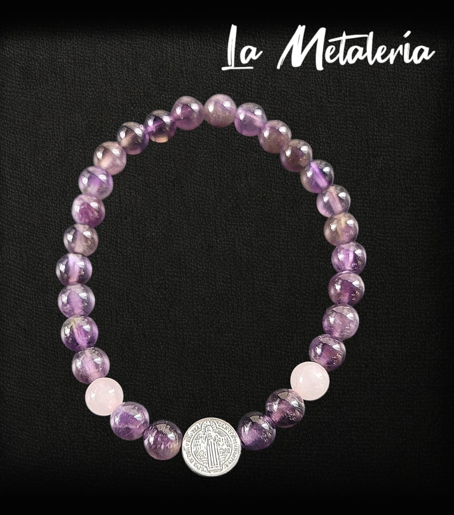 Pulsera PMP San Benito Amatistas
