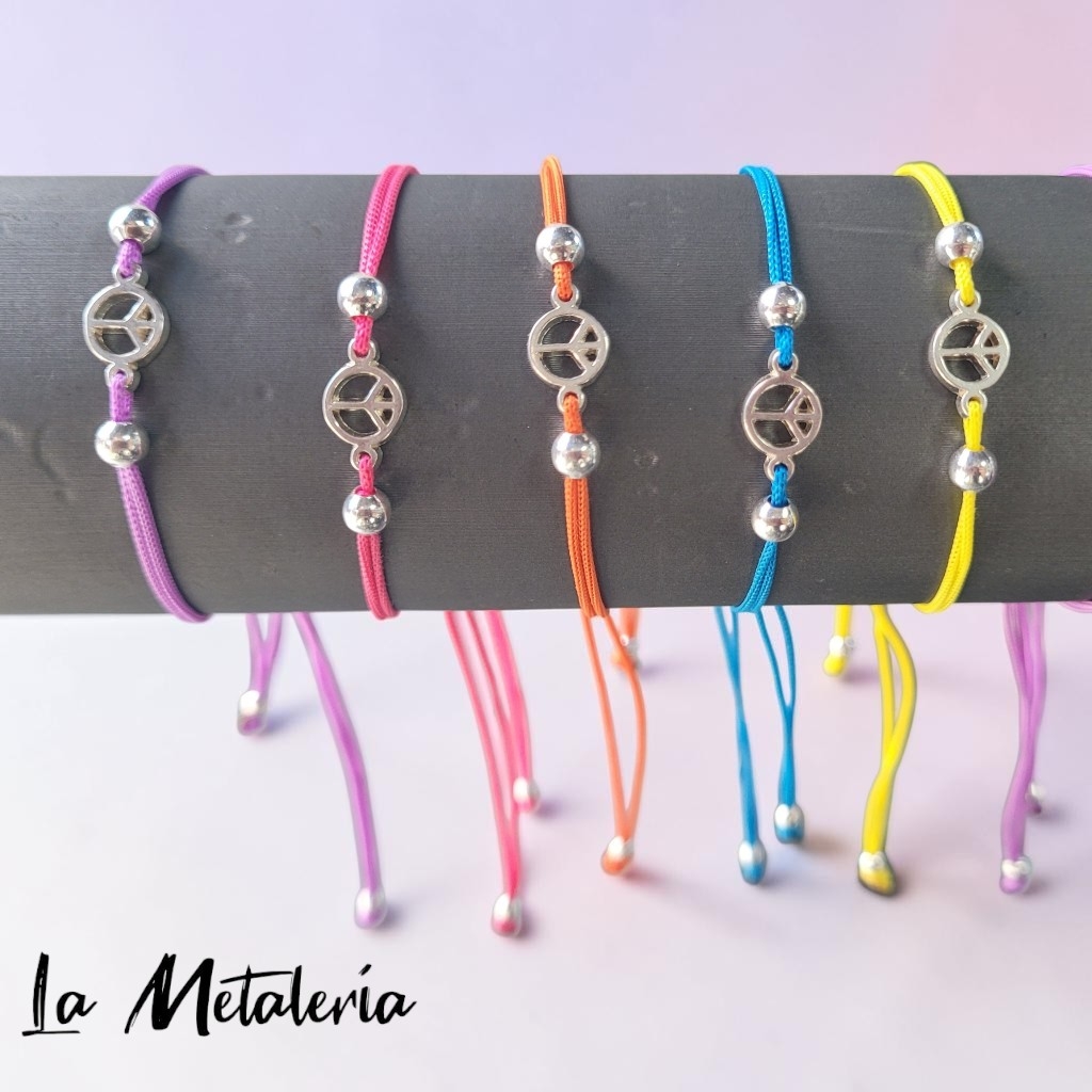 Pulsera Hilo y Amor y Paz