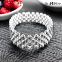 Pulsera Bolitas de Plata 5hbg