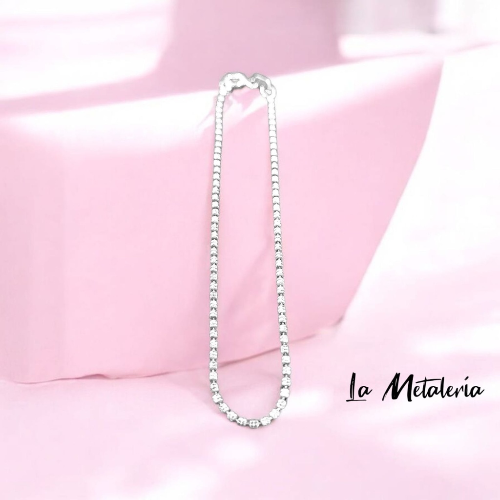 Pulsera ESL Bolitas Espejadas