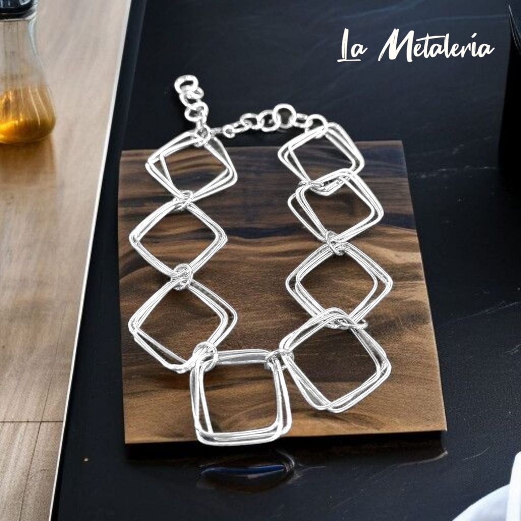Pulsera Engarzada Rombos