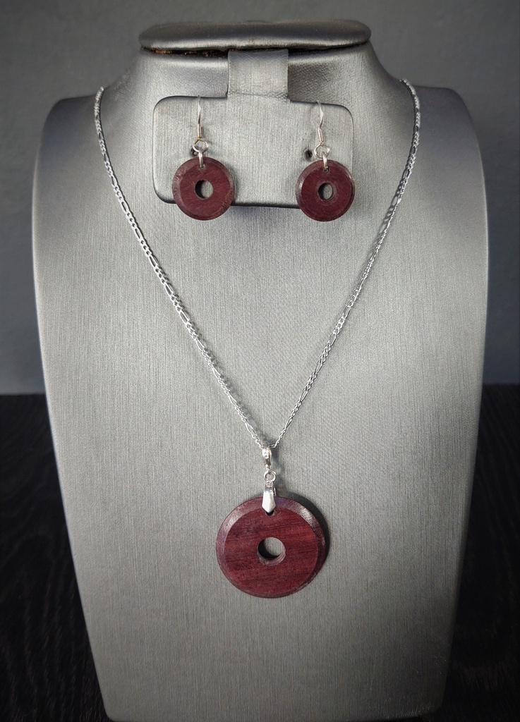 Set Aros Palo de Rosa