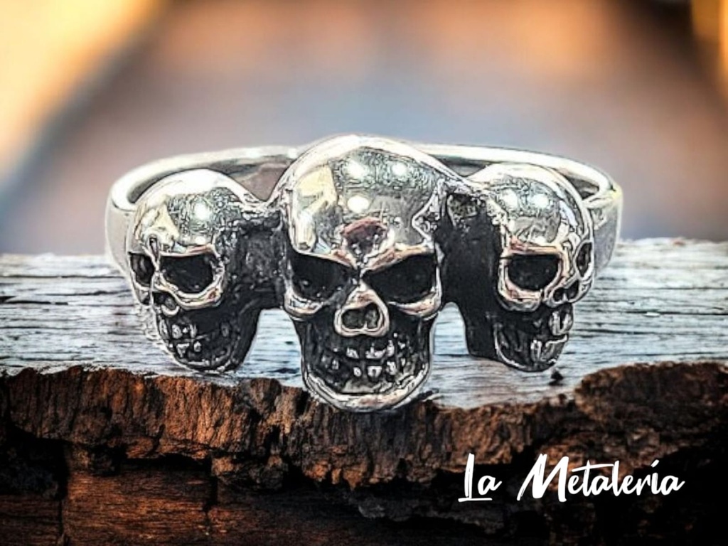 Anillo 3 Cráneos