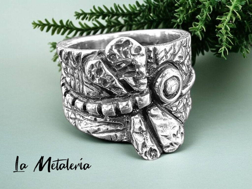 Anillo Libélula Barroca