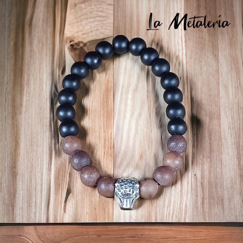 Pulsera PHP Jaguar Ágatas Mate