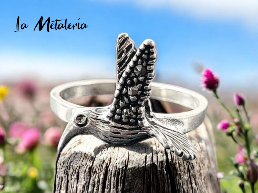 Anillo Colibrí con Marquesitas