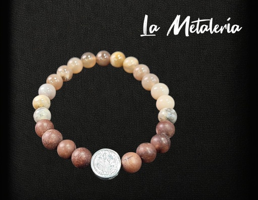 Pulsera PHP San Benito Ágatas Marinas