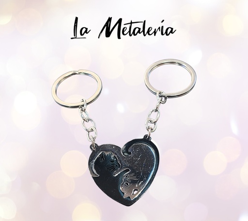Llaveros Gatitos de Pareja Ac