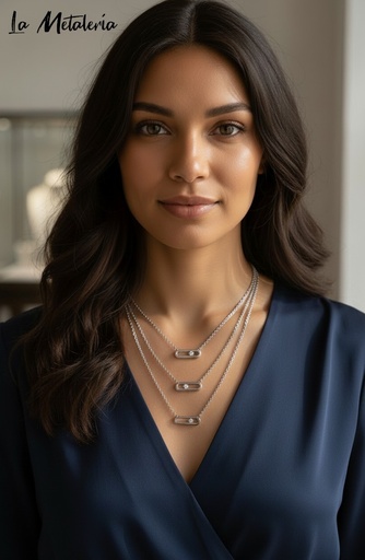 Collar Rectángulos Triple r