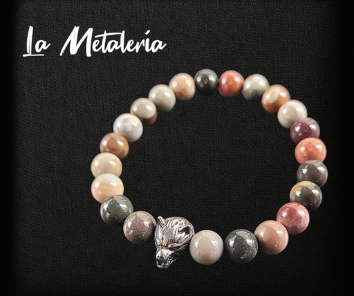 Pulsera PHA Lobo Jaspe Leopardo