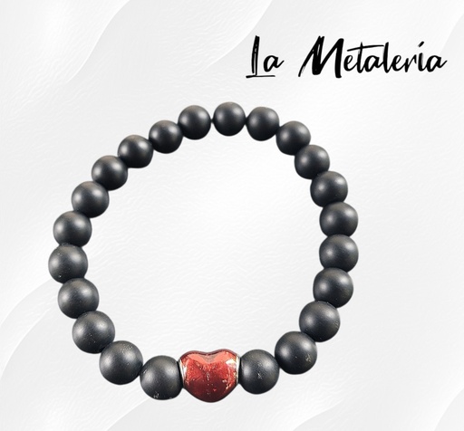 Pulsera PMA Corazón Rojo