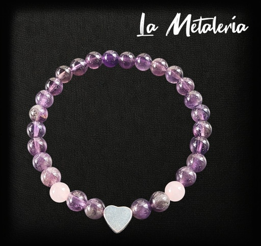 Pulsera PMP Corazón Amastistas