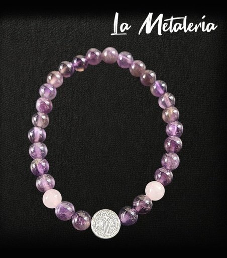 Pulsera PMP San Benito Amatistas