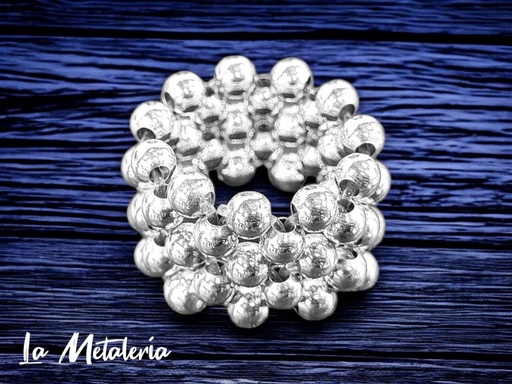 Anillo Bolitas de Plata 5hbg