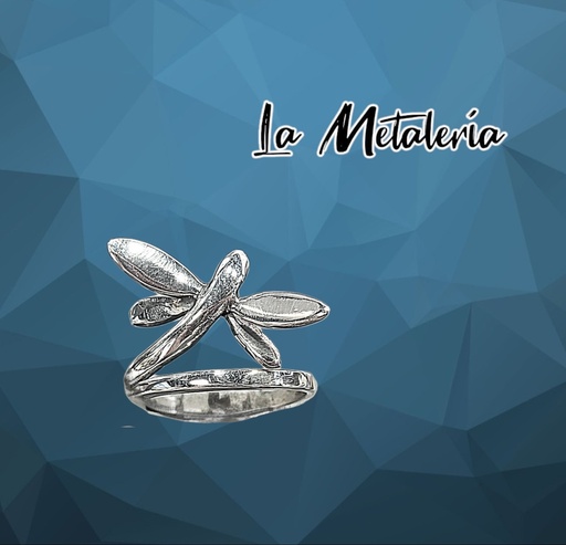 Anillo Libélula Doblada