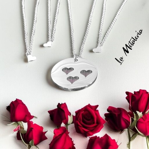 Set Corazón Calado Ac