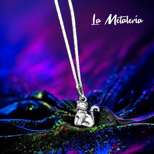 Dije Gato Cola Rayada