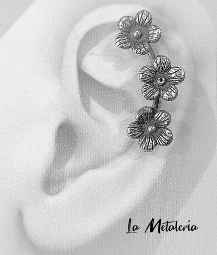 Piercing Oreja 3 Flores