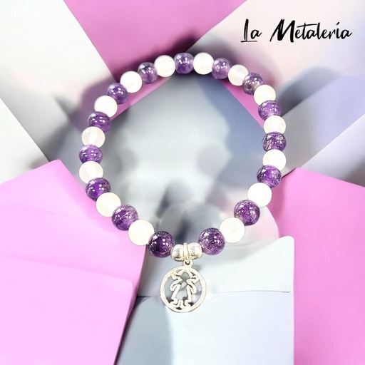 Pulsera PMP Niña Cuarzo Rosa