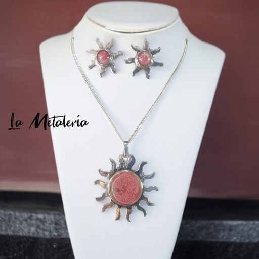 Set Sol Vidrio Soplado