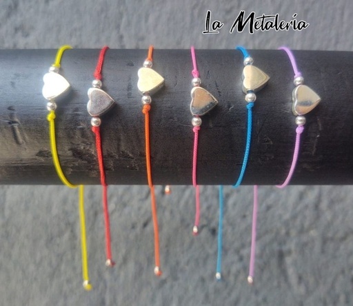 Pulsera Hilo y Corazón