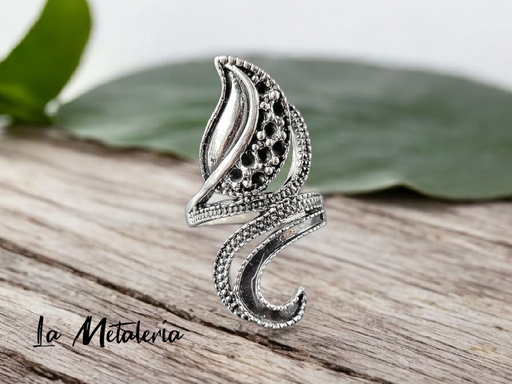 Anillo Hoja de Fuego