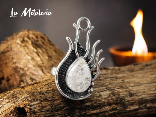 Anillo Gota on Fire