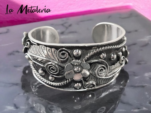 Brazalete Flor Pavonado