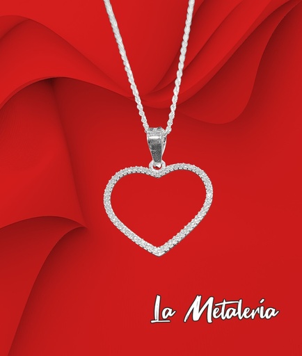 Dije Corazón Full Ziconias