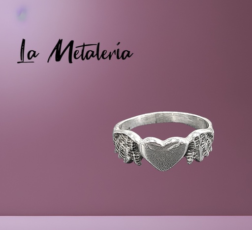 Anillo Corazón Alado