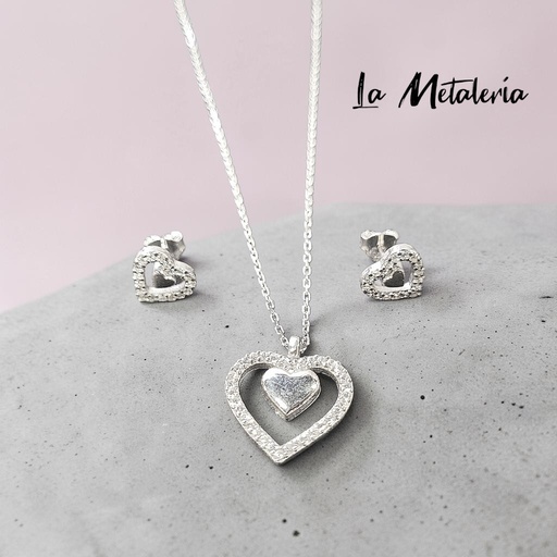 Set Corazón Enmarcado